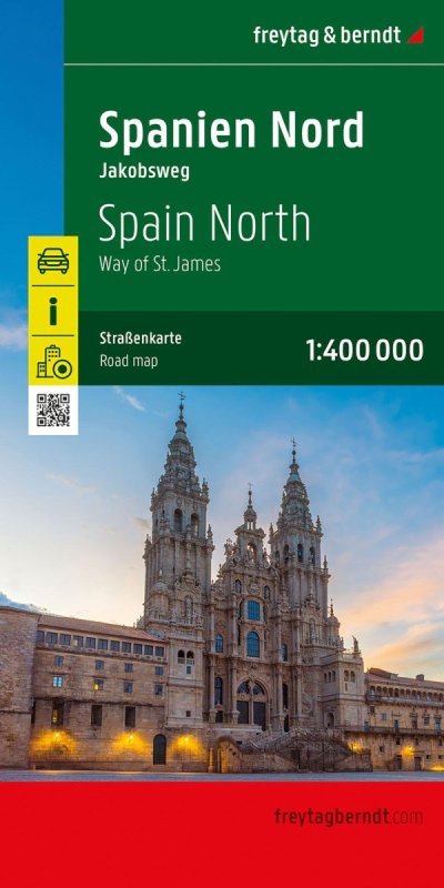 -: Severní Španělsko – Camino de Santiago 1:400 000 / automapa