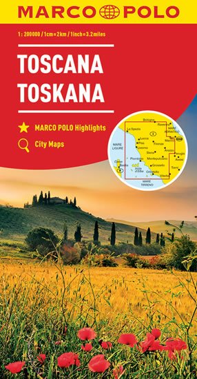 neuveden: Itálie č.7-Toskana mapa 1:200T
