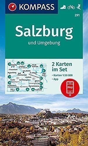 neuveden: Salzburg und Umgebung 1:50 000 / turistická mapa KOMPASS 291