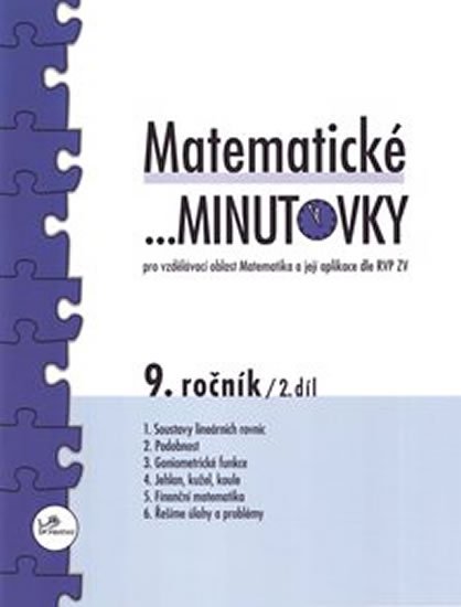 Hricz Miroslav: Matematické minutovky pro 9. ročník / 2. díl Hricz Miroslav: Matematické minutovky pro 9. ročník / 2. díl