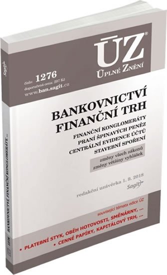 neuveden: ÚZ 1276 Bankovnictví, Finanční konglomeráty, Praní špinavých peněz, Stavebn