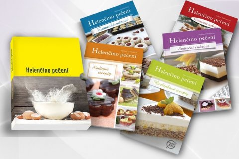 Vybíralová Helena: Helenčino pečení - Dárkový box 5 kuchařek Vybíralová Helena: Helenčino pečení - Dárkový box 5 kuchařek
