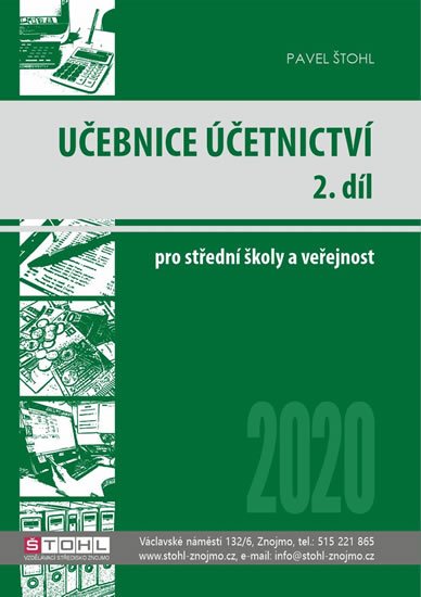 Štohl Pavel: Učebnice Účetnictví II. díl 2020