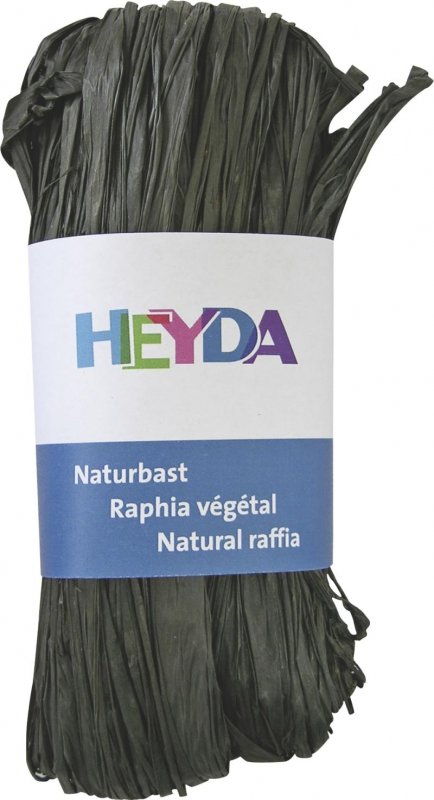neuveden: HEYDA Přírodní lýko - hnědočerné 50 g