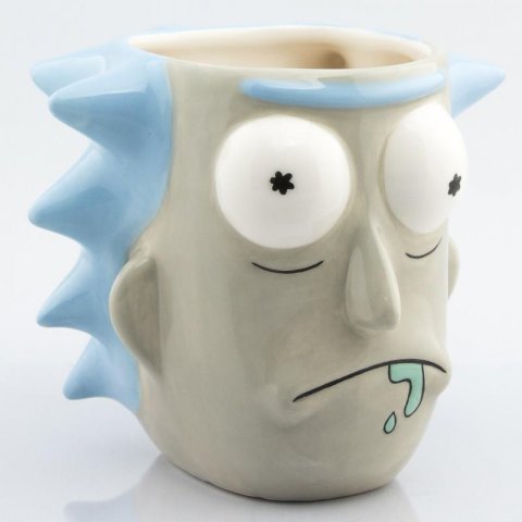 neuveden: Rick and Morty 3D keramický hrnek - Rick Sanchez 500 ml