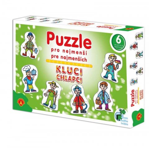 neuveden: Puzzle pro nejmenší - Chlapci