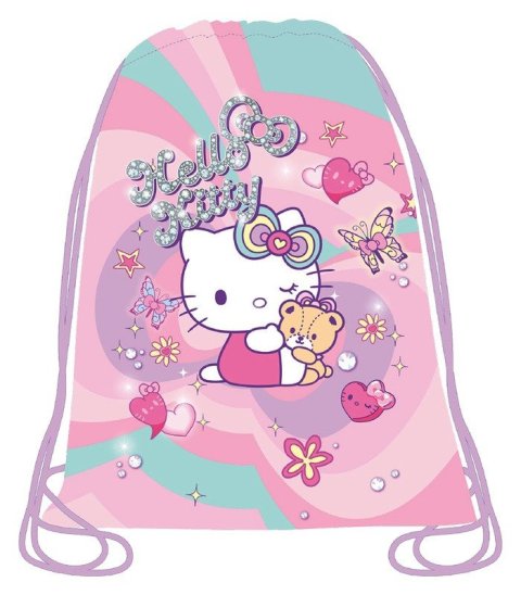 : Dětský stahovací vak na přezůvky Hello Kitty