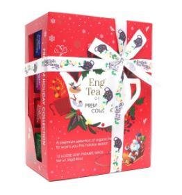 neuveden: English Tea Shop Čaj Premium Holiday Collection bio vánoční červená 12 pyra