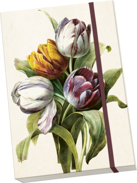 -: Notýsek Purple Tulips