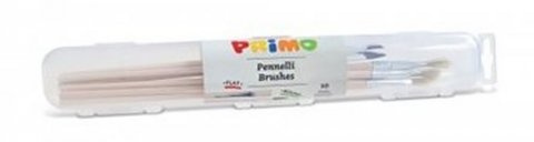 neuveden: PRIMO Sada štětců v krabičce 10ks (kulaté č.2,3,4,6,8 a ploché č.0,2,4,6,8)