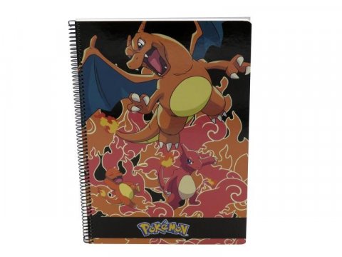 neuveden: Pokémon Blok kroužkový A4 - Charmander