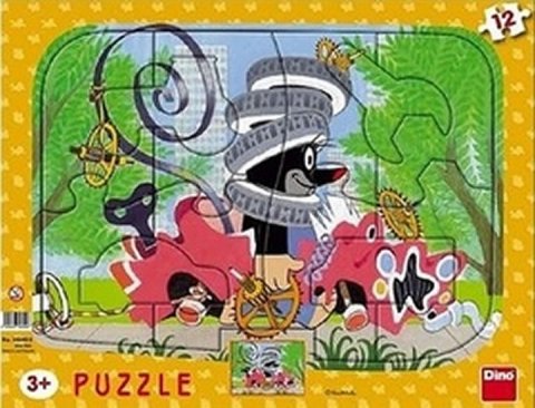 neuveden: Krtek opravář: puzzle deskové 12 dílků neuveden: Krtek opravář: puzzle deskové 12 dílků
