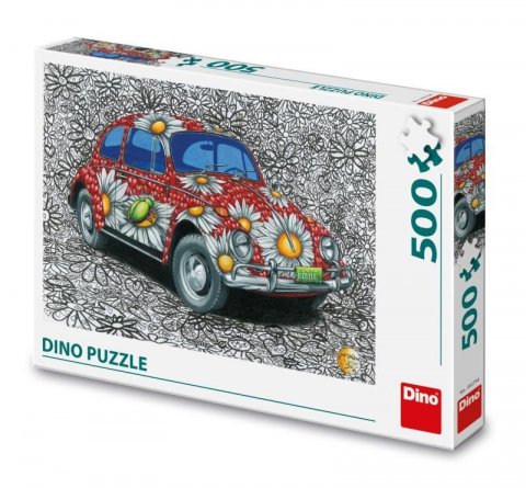 neuveden: Puzzle Malovaný VW Brouk 500 dílků