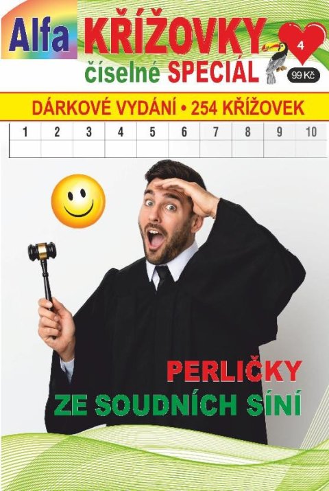 neuveden: Křížovky číselné speciál 4/2024 - Perličky ze soudních síní