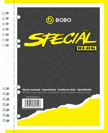 neuveden: Speciál blok A5, tečky, 50 listů neuveden: Speciál blok A5, tečky, 50 listů