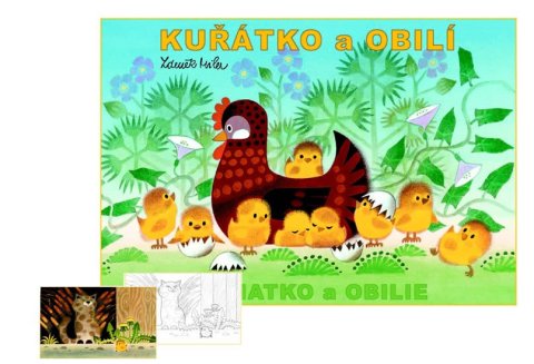 neuveden: Kuřátko a obilí - Omalovánky A5 neuveden: Kuřátko a obilí - Omalovánky A5