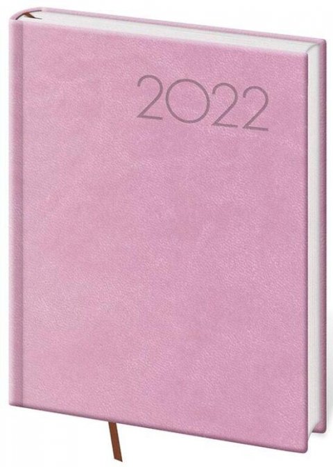 neuveden: Diář 2022 Print - růžový, denní, B6
