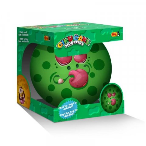 neuveden: Ciky Caky Monsters bláznivý míč - zelený