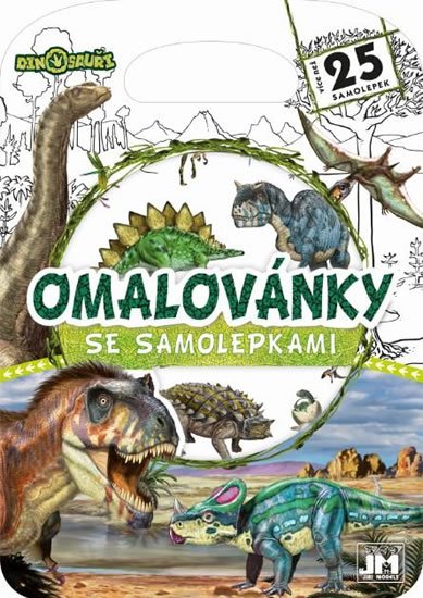 neuveden: Dinosauři - Kreativní bloky se samolepkami