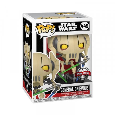 neuveden: Funko POP Star Wars: General Grievous (exclusive special edition)