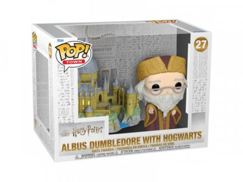 neuveden: Funko POP Town: Harry Potter Anniversary - Dumbledore w/Hogwarts