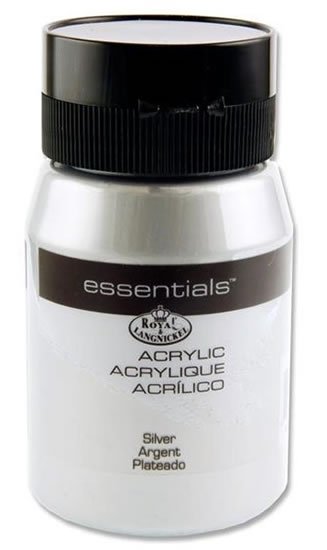 neuveden: Royal  Langnickel Akrylová barva 500ml SILVER