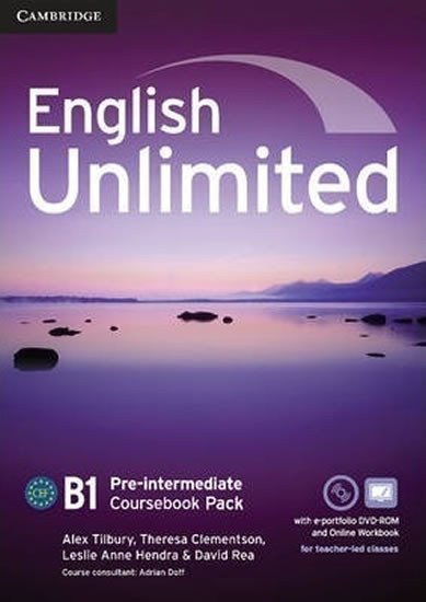 Tilbury Alex: English Unlimited Pre-intermediate Coursebook with E-Portfolio and Online W