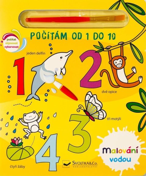 neuveden: Malování vodou Počítám od 1 do 10