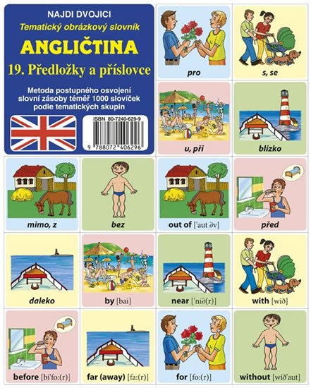 kolektiv autorů: Najdi dvojici - Angličtina - 19. Předložky a příslovce