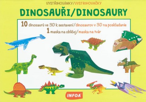 neuveden: Dinosauři / Dinosaury - Vystřihovánky