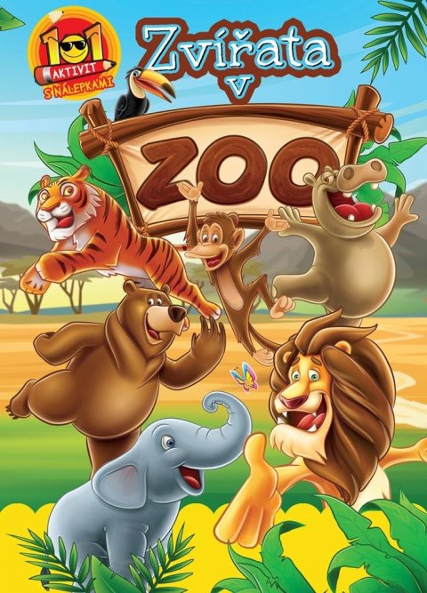 neuveden: Zvířata v ZOO - 101 aktivity s nálepkami neuveden: Zvířata v ZOO - 101 aktivity s nálepkami