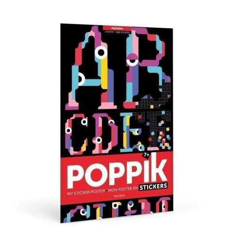 neuveden: Poppik Samolepkový plakát - Abeceda