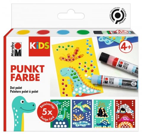 neuveden: Marabu Kids Dot Pen Sada Dino