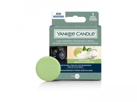 neuveden: YANKEE CANDLE Vanilla Lime Car Powered difuzér náplň 1 ks