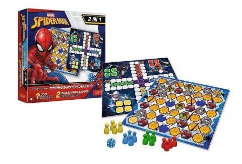 neuveden: Trefl Spiderman, 2v1: Člověče, nezlob se a Hadi a žebříky neuveden: Trefl Spiderman, 2v1: Člověče, nezlob se a Hadi a žebříky