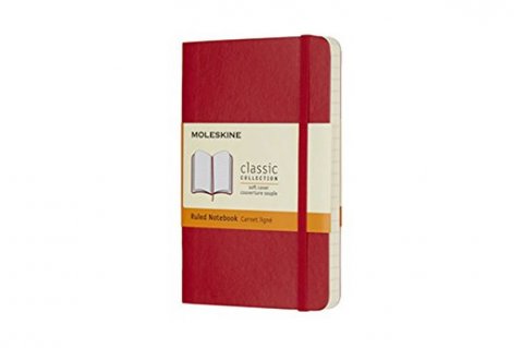 neuveden: Moleskine Zápisník červený S, linkovaný, měkký neuveden: Moleskine Zápisník červený S, linkovaný, měkký