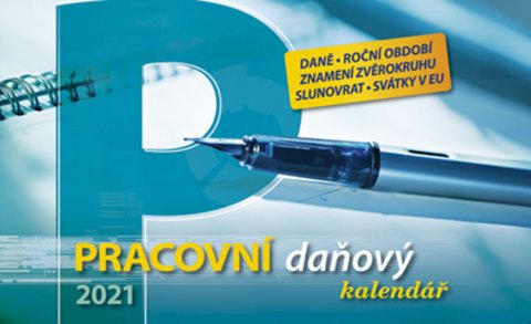 neuveden: Kalendář 2021 - Pracovní daňový, stolní