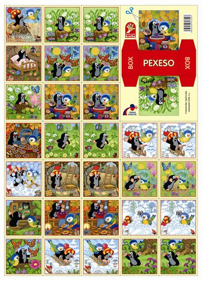 neuveden: Krtek a sýkorka - pexeso