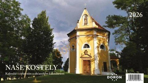 neuveden: Kalendář stolní 2026 - Naše kostely