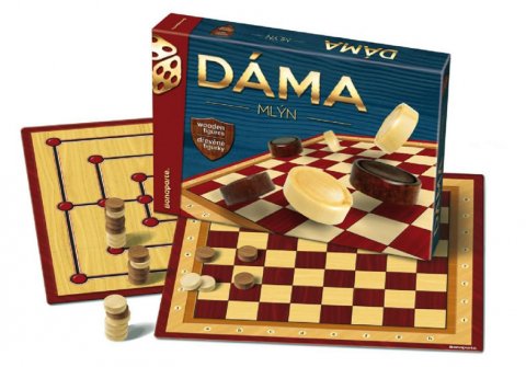 neuveden: Společenská hra - Dáma + Mlýn neuveden: Společenská hra - Dáma + Mlýn