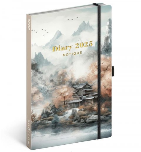 neuveden: Diář 2025: Japonsko, týdenní, 13 × 21 cm
