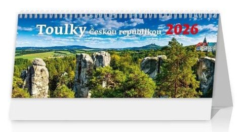 neuveden: Kalendář stolní 2026 - Toulky Českou republikou