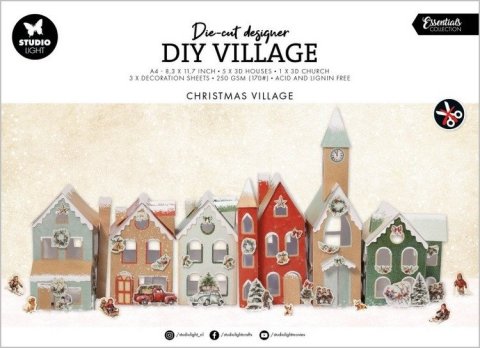 neuveden: DIY Vánoční vesnička Studio Light, A4, 12. l. - klasická