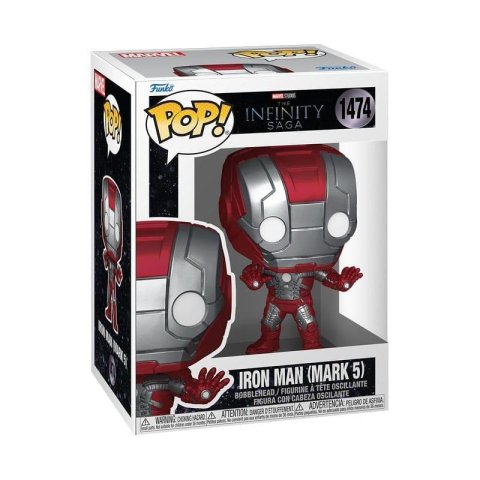 neuveden: Funko POP Marvel: The infinity Saga - Iron Man (Mark 5) #1474