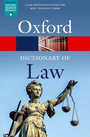 Law Jonathan: Oxford Dictionary of Law, 10th Edition