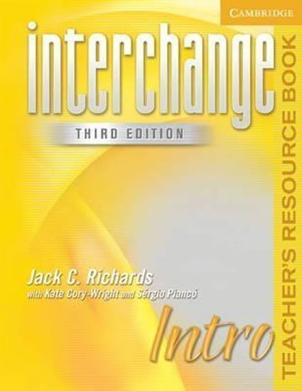 Richards Jack C.: Interchange Intro Tchrs Resource Bk,3rd