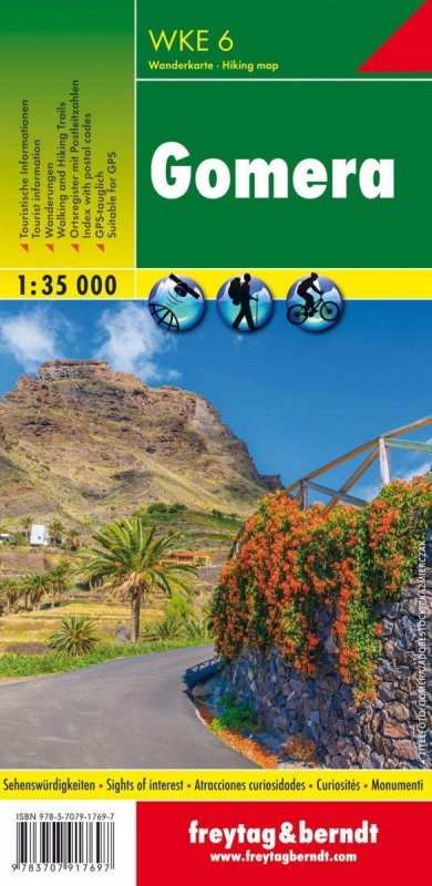 neuveden: WKE 6 Gomera 1:35 000 / turistická mapa