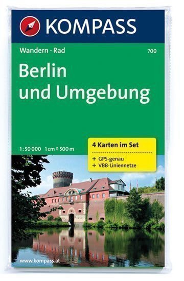 neuveden: Berlin und Umgebung 700 ,4 mapy / 1:50T NKOM