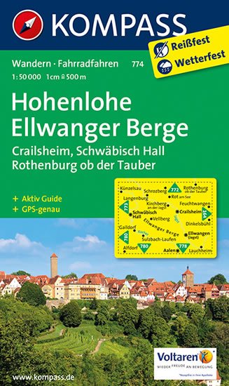 neuveden: Hohenlohe-Ellwanger Berge 774 NKOM 1:5