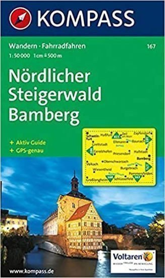neuveden: Nördlicher Steigerwald 167 NKOM 1:50T